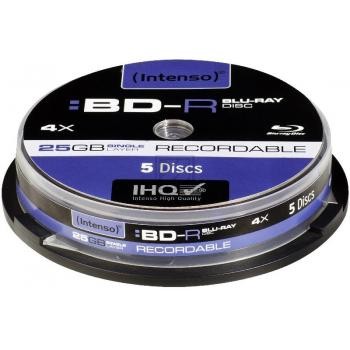 INTENSO BD-R 25GB 4x (5) CB 5001111 Cake Box