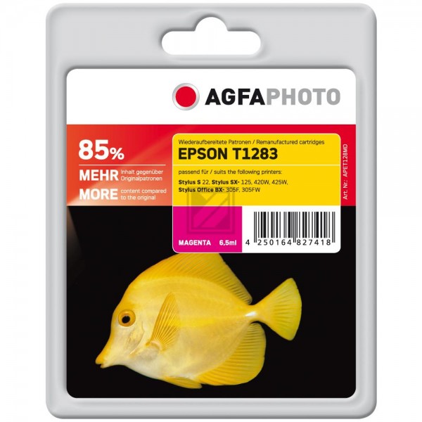 Agfaphoto Tintenpatrone magenta (APET128MD) ersetzt T1283