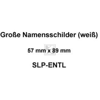 Seiko Namensschilder-Etiketten weiß (SLP-ENTL)