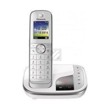 Panasonic KX-TGJ320GW schnurloses Single-DECT Telefon mit AB, weiß
