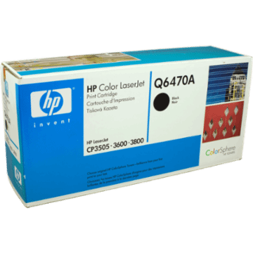 HP Toner Q6470A 501A schwarz