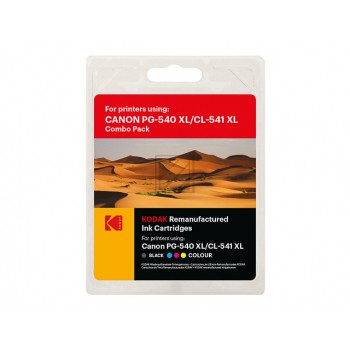 Kodak Tintenpatrone cyan/gelb/magenta, schwarz (185C054017) ersetzt PG-540XL, CL-541XL