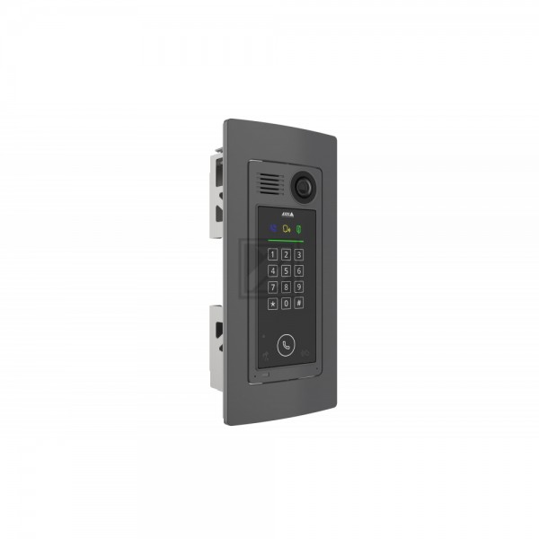 AXIS TA8201 Recessed Mount - Kamera Montagesatz - Unterputzmontage, geeignet für Wandmontage - Innenbereich, Außenbereich - Metallic Dark Gray - für AXIS A8207-VE Network Video Door Station