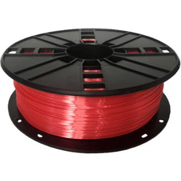 WhiteBOX 3D-Filament Seiden-PLA rot mit Perlglanz 1.75mm 1000g Spule