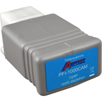 Ampertec Tinte für Canon PFI-1000C cyan
