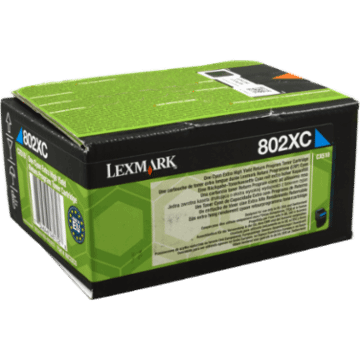 Lexmark Toner 80C2XC0 802XC cyan