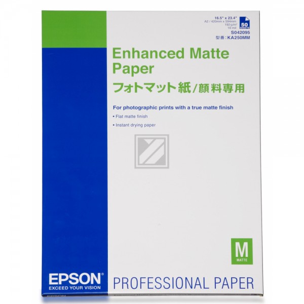 Epson Enhanced Matte Paper weiß DIN A2 (C13S042095)