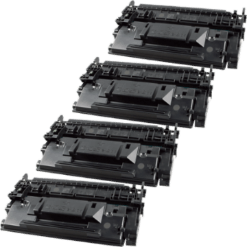 4 Recycling Toner für HP CF289X 89X schwarz