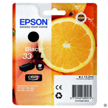 Epson Tinte C13T33514012 Black 33XL schwarz