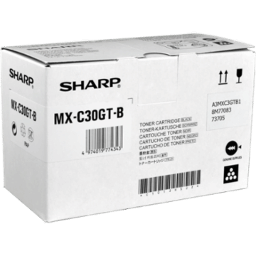 Sharp Toner MX-C30GTB schwarz
