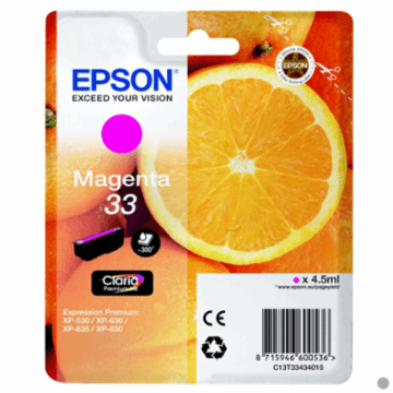 Epson Tinte C13T33434012 Magenta 33 magenta