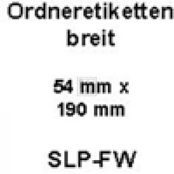Seiko Etiketten für Ordner weiß (SLP-FW)
