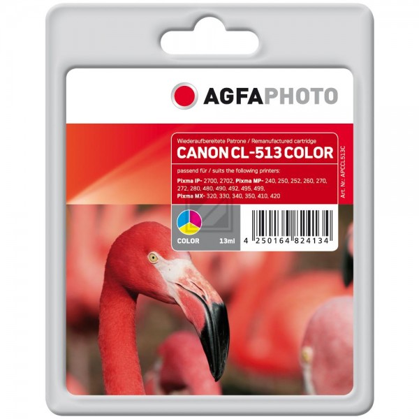 Agfaphoto Tintendruckkopf cyan/gelb/magenta HC (APCCL513C) ersetzt CL-513CL