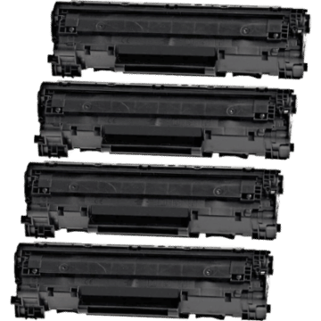 4 Ampertec Toner für HP CE278A 78A schwarz