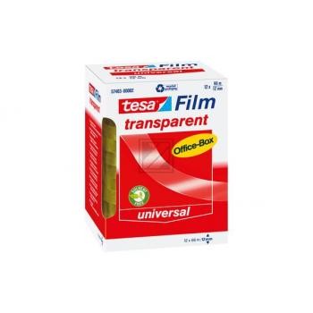 TESA Film Officebox 12mmx66m 574030002 Transparent 12 Stück