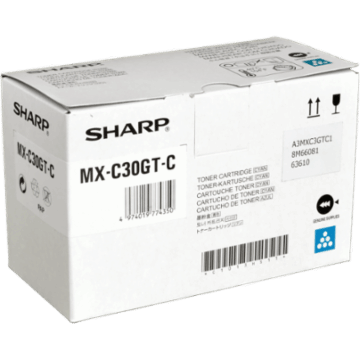 Sharp Toner MX-C30GTC cyan