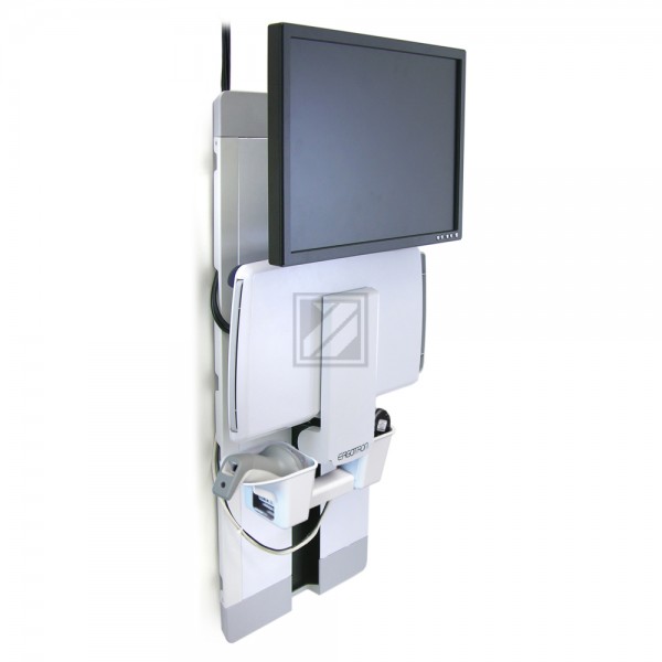 StyleView Vertical Lift Patient Room / LCD-Größe <= 24" / Belastbark. 3,6-14,9kg / Anheb 22,9cm / Neig. 10° / Schw. 50° / VESA MIS-D