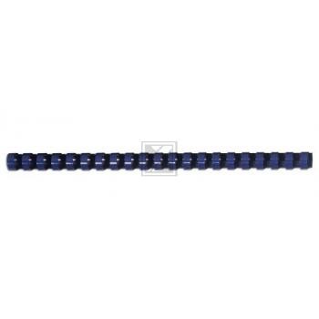 Fellowes Binderücken rund A4 8 mm Plastik für 21-40 Blatt blau 100er-Pack