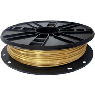 Ampertec 3D-Filament Seiden-PLA gelbgold mit Perlglanz 1.75mm 500g Spule