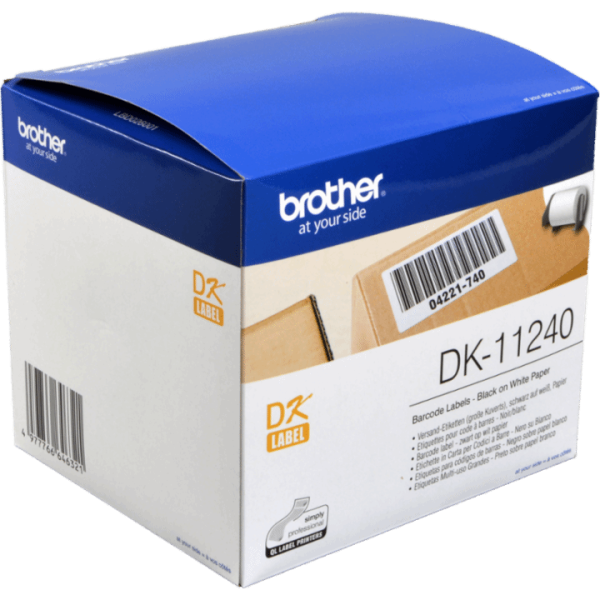 Brother PT Etiketten DK11240 weiss 102x51mm 600 St. Rolle
