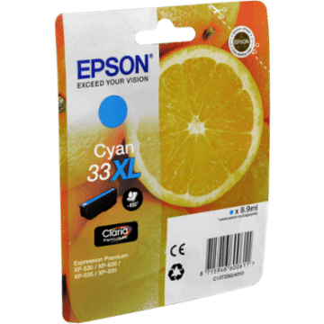 Epson Tinte C13T33624012 Cyan 33XL cyan