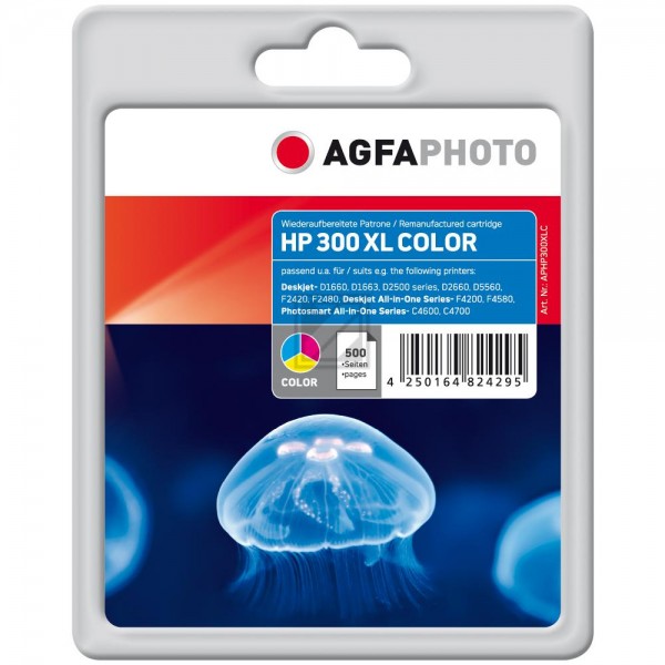 Agfaphoto Tintendruckkopf cyan/gelb/magenta HC (APHP300XLC) ersetzt 300XL