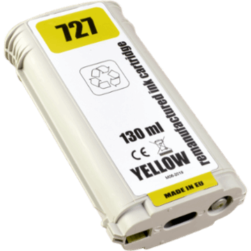 Ampertec Tinte für HP B3P21A 727 yellow