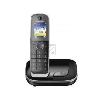Panasonic KX-TGJ310GB schnurloses Single-DECT Telefon, schwarz