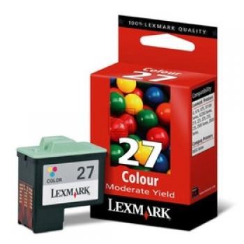 Lexmark Tintendruckkopf + Papier cyan/gelb/magenta (80D2038, 27)