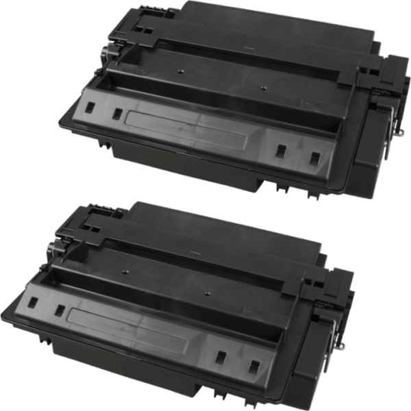 2 Recycling Toner für HP Q7551XD 51X schwarz