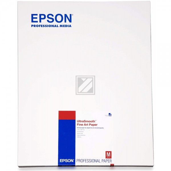 Epson Ultrasmooth Fine Art Papier Roll DIN A2 25 Seiten weiß (C13S042105)