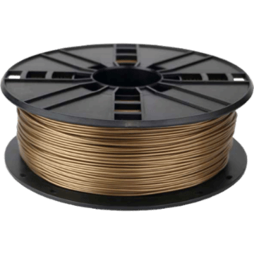 Ampertec 3D-Filament ABS gold 1.75mm 1000g Spule