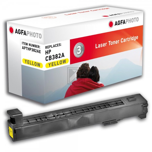 Agfaphoto Toner-Kit gelb (APTHP382AE) ersetzt 824A