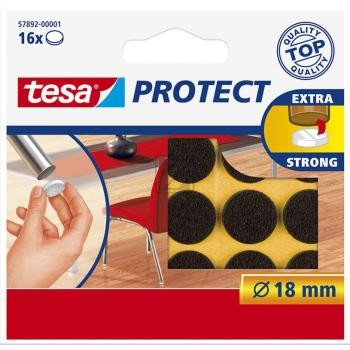 Tesa Protect Filzgleiter ø 18 mm braun Inh.16