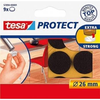 Tesa Protect Filzgleiter ø 26 mm braun Inh.9