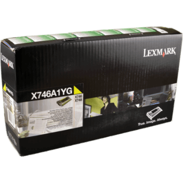Lexmark Toner X746A1YG yellow