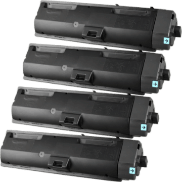 4 Recycling Toner für Utax PK-1010 schwarz