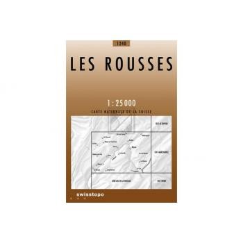SWISSTOPO Landkarte 1240 Les Rousses 1:25'000